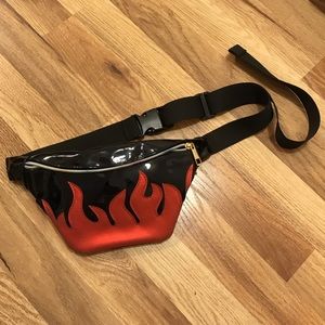 Flame fanny pack